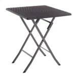 Table d appoint pliable logic 62 x 62 x 73 cm noir polyethylene_1592. DIAYTAR COTE D'IVOIRE - L'Art de Choisir, l'Art de Vivre. Parcourez notre boutique en ligne et découvrez des produits qui transforment chaque choix en une expérience enrichissante.