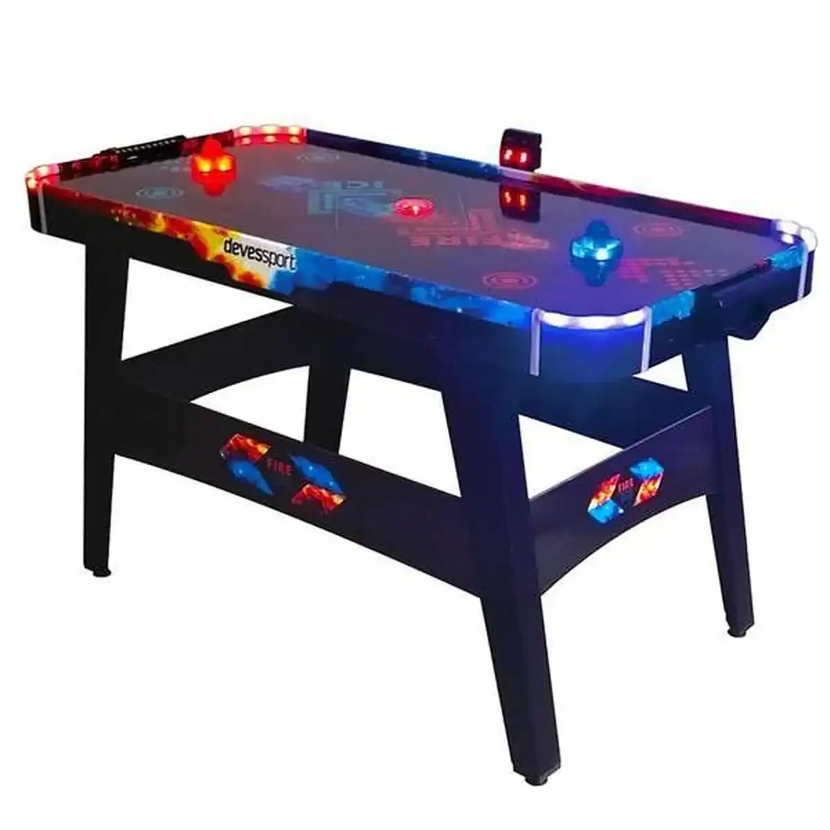 Table de hockey fire ice lumieres led 146 x 71 x 82 cm_1727. DIAYTAR COTE D'IVOIRE - Là où Choisir est un Acte d'Amour pour la Culture Côte d'Ivoireaise. Explorez notre gamme et choisissez des produits qui célèbrent la richesse de notre patrimoine.