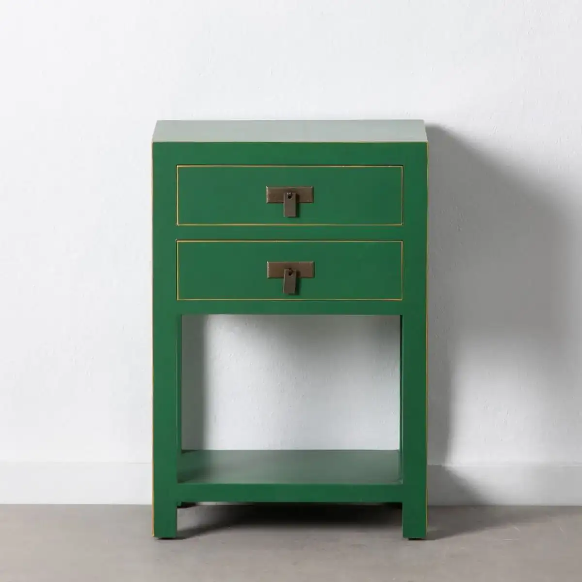 Table de nuit 45 x 30 x 66 cm bois vert dmf_4945. DIAYTAR COTE D'IVOIRE - L'Écrin de Vos Désirs Shopping. Parcourez notre boutique en ligne et explorez des produits minutieusement choisis pour répondre à vos envies les plus exigeantes.