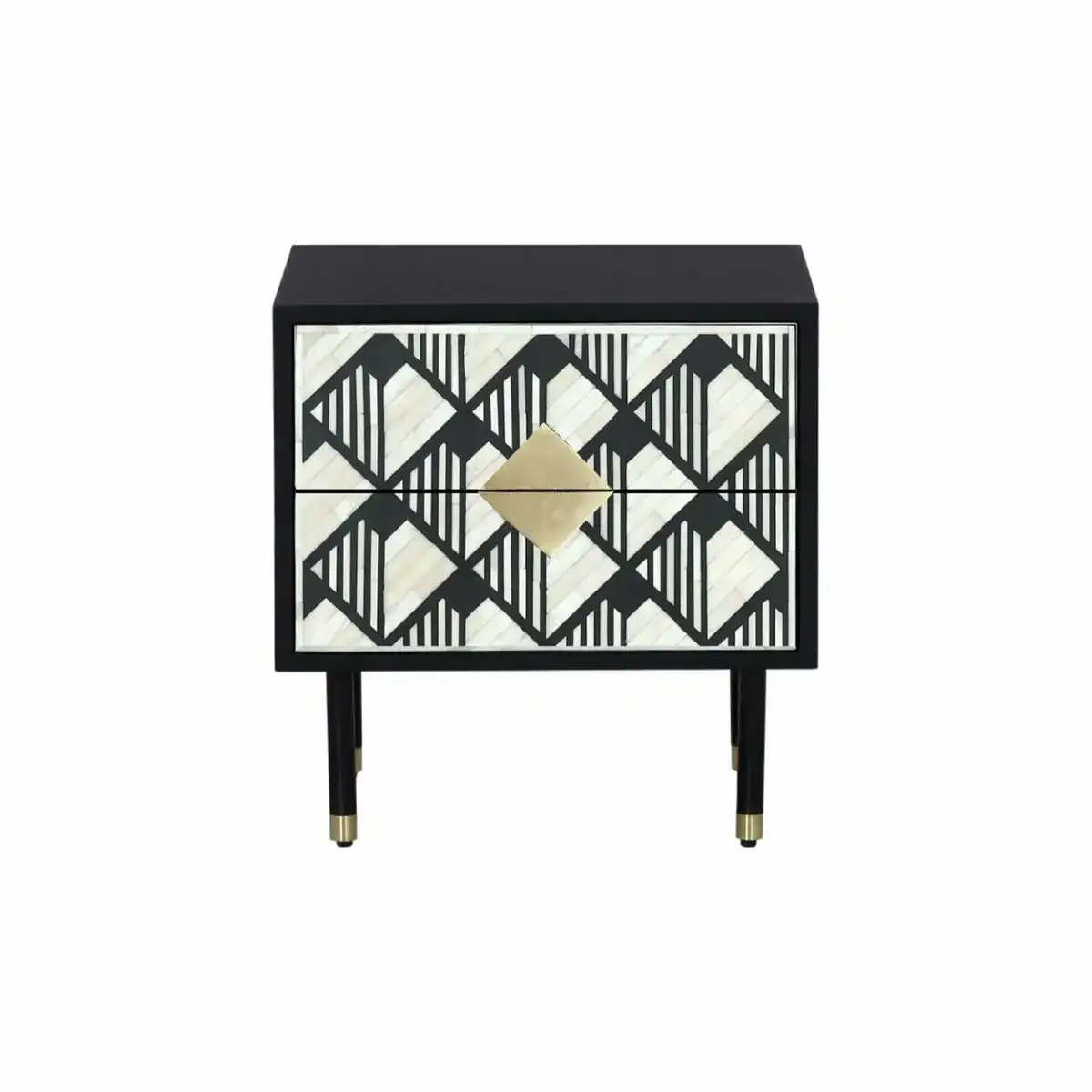 Table de nuit dkd home decor noir blanc os resine bois mdf 50 x 35 x 50 cm _3021. Bienvenue chez DIAYTAR COTE D'IVOIRE - Où le Shopping Devient une Aventure. Découvrez notre collection diversifiée et explorez des produits qui reflètent la diversité du Côte d'Ivoire.