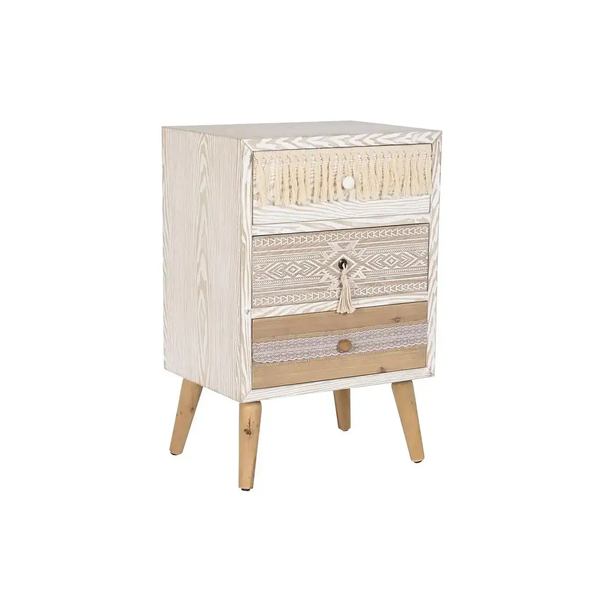 Table de nuit dkd home decor sapin coton 48 x 35 x 72 cm _5783. DIAYTAR COTE D'IVOIRE - L'Art de Vivre le Shopping Authentique. Découvrez notre boutique en ligne et trouvez des produits qui incarnent la passion et le savoir-faire du Côte d'Ivoire.