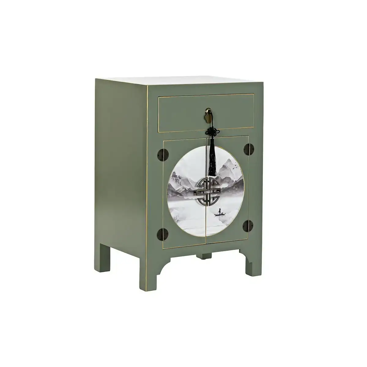 Table de nuit dkd home decor sapin dore metal blanc vert bois mdf_2491. DIAYTAR COTE D'IVOIRE - Où Chaque Produit a sa Place. Parcourez notre catalogue et choisissez des articles qui s'intègrent parfaitement à votre style et à votre espace.