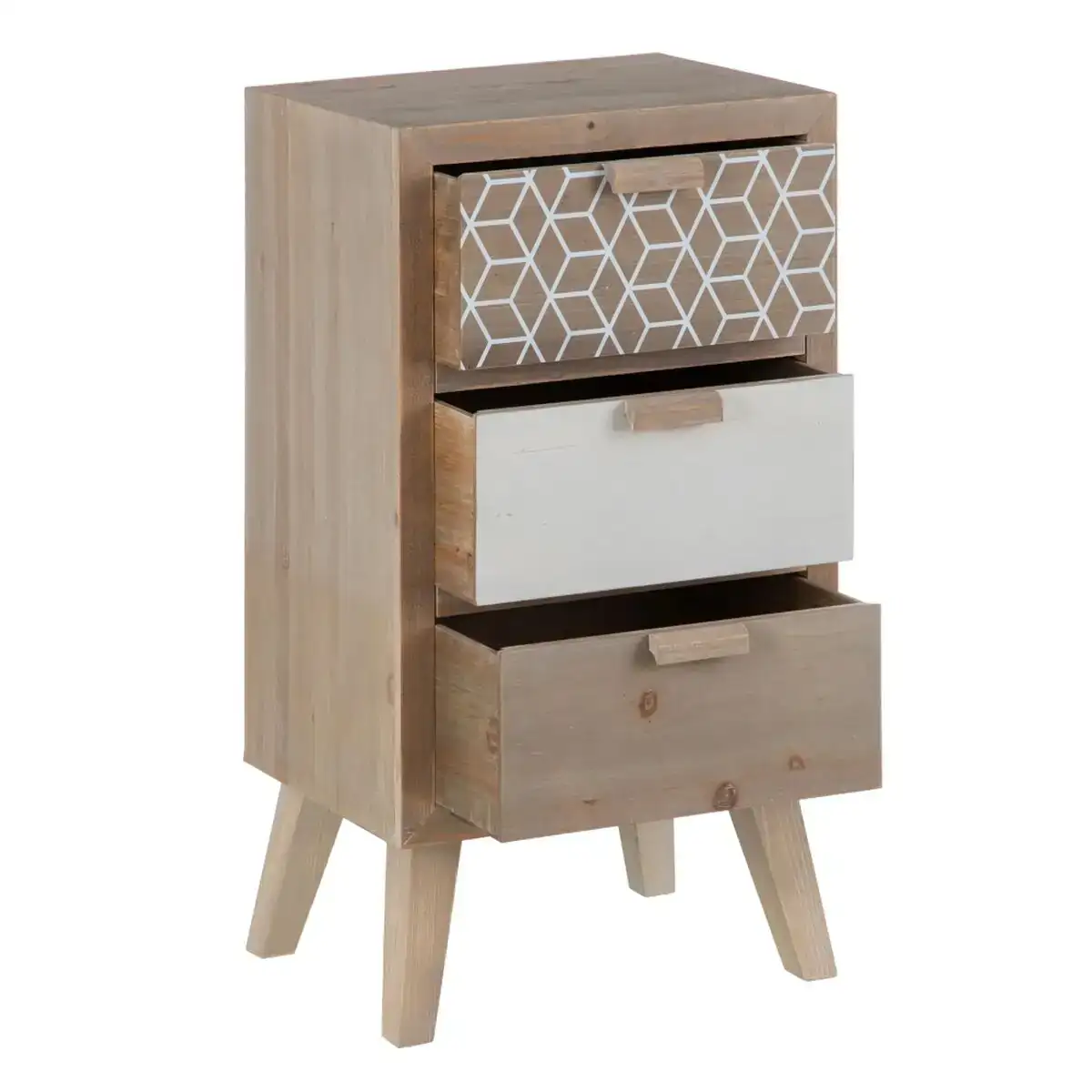 Table de nuit kensy 40 x 30 x 72 5 cm naturel bois blanc_2844. DIAYTAR COTE D'IVOIRE - Votre Escale Shopping incontournable. Explorez notre boutique en ligne et dénichez des trésors qui reflètent la richesse culturelle et la modernité du Côte d'Ivoire.