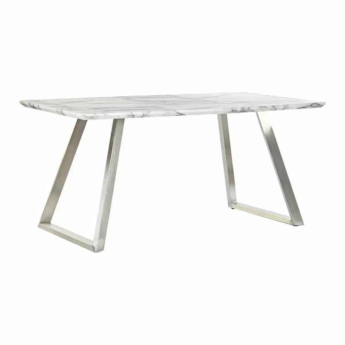 Table de salle a manger dkd home decor acier blanc 160 x 90 x 76 cm bois mdf_9509. DIAYTAR COTE D'IVOIRE - Où le Shopping est un Plaisir Engagé. Parcourez notre catalogue et choisissez des produits qui respectent vos valeurs et vos attentes.