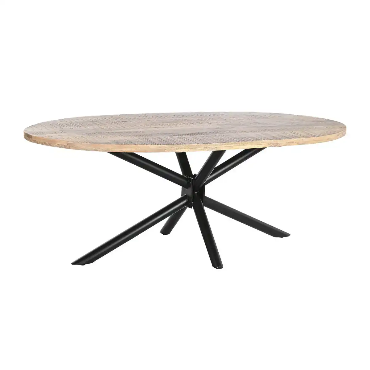 Table de salle a manger dkd home decor naturel noir metal bois de manguier 200 x 100 x 76 cm_6275. DIAYTAR COTE D'IVOIRE - Là où la Qualité se Marque d'une Touche Côte d'Ivoireaise. Naviguez à travers notre boutique en ligne et choisissez des produits qui allient excellence et tradition.