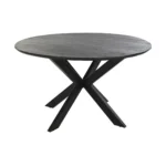 Table de salle a manger dkd home decor noir metal bois de manguier 130 x 130 x 76 cm_4530. Bienvenue chez DIAYTAR COTE D'IVOIRE - Où le Shopping Devient un Plaisir. Découvrez notre boutique en ligne et trouvez des trésors qui égaieront chaque jour de votre vie.