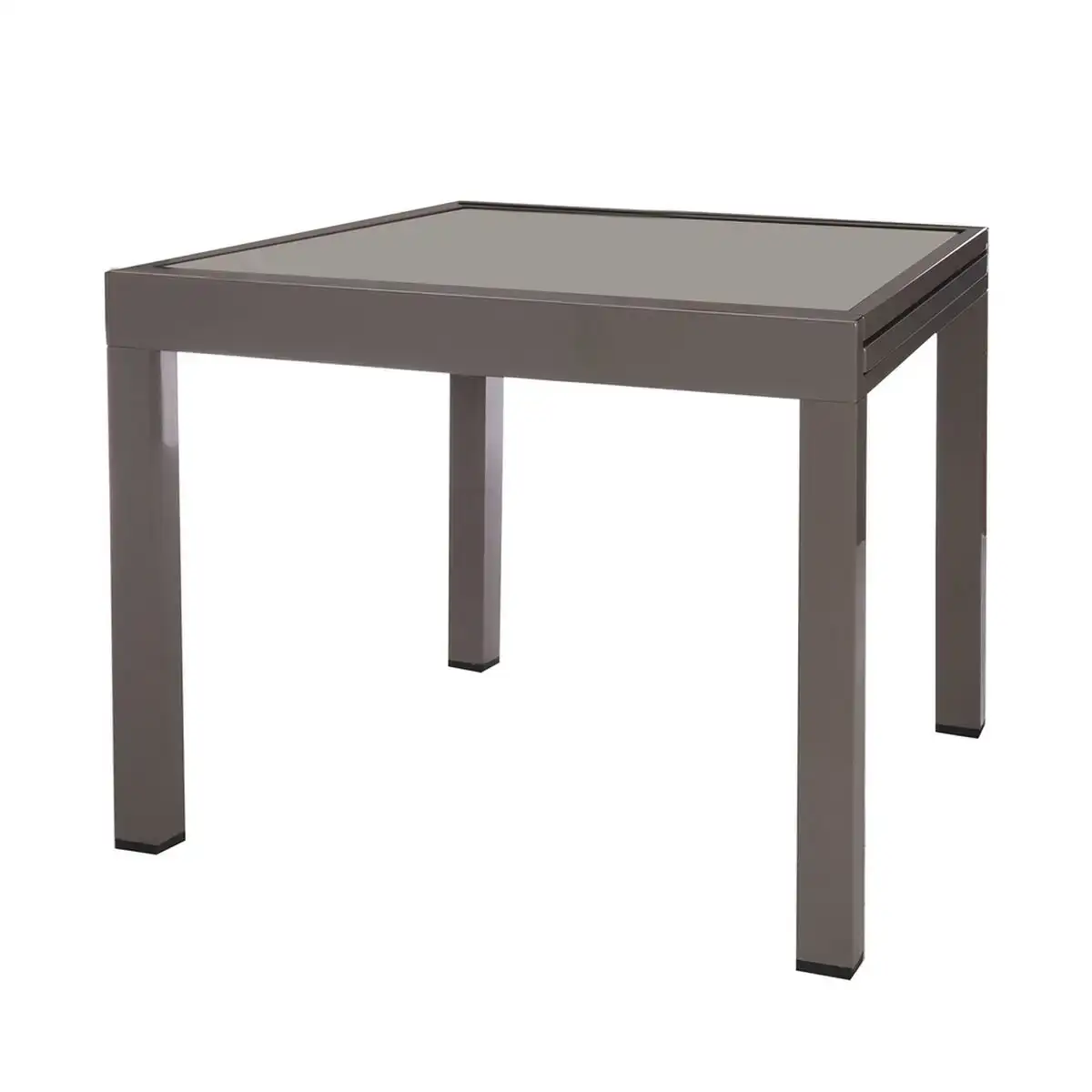 Table de salle a manger stella aluminium verre trempe 90 x 90 x 74 cm_2301. Bienvenue sur DIAYTAR COTE D'IVOIRE - Où le Shopping est une Affaire Personnelle. Découvrez notre sélection et choisissez des produits qui reflètent votre unicité et votre individualité.