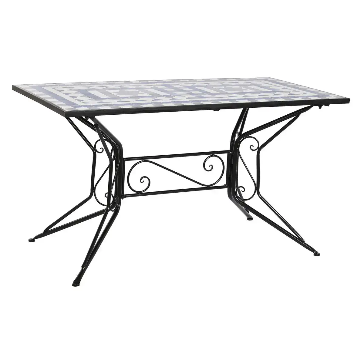 Table dkd home decor bleu exterieur ceramique forge 140 x 70 x 75 5 cm _7673. Bienvenue chez DIAYTAR COTE D'IVOIRE - Votre Plateforme Shopping pour Tous. Découvrez un large éventail de produits qui célèbrent la diversité et la beauté du Côte d'Ivoire.