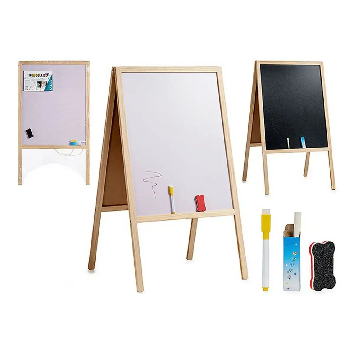 Tableau 2 en 1 bois metal 52 x 4 x 90 cm _2782. DIAYTAR COTE D'IVOIRE - L'Odyssée du Shopping à Votre Portée. Parcourez notre boutique en ligne et partez à la découverte d'articles qui rendront chaque jour spécial.
