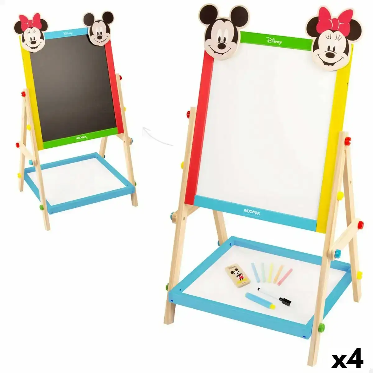 Tableau 2 en 1 disney 5 pieces 40 x 64 5 x 31 5 cm 4 unites_5444. DIAYTAR COTE D'IVOIRE - Votre Escapade Shopping Virtuelle. Explorez notre boutique en ligne et dénichez des trésors qui évoquent la culture et le savoir-faire sénégalais, un clic à la fois.