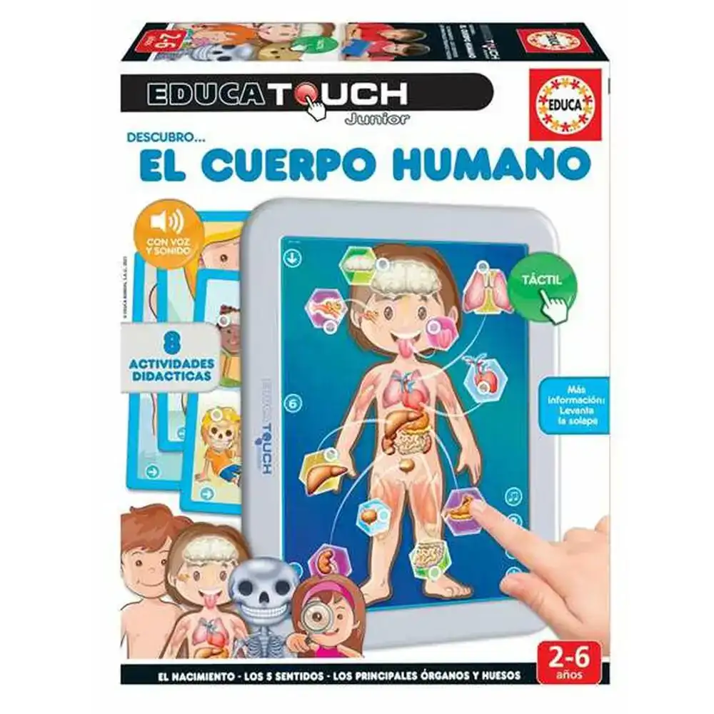 Tablette interactive pour enfants educa educa touch junior el cuerpo humano_3526. DIAYTAR COTE D'IVOIRE - Votre Destination Shopping Éthique. Parcourez notre gamme et choisissez des articles qui respectent l'environnement et les communautés locales.