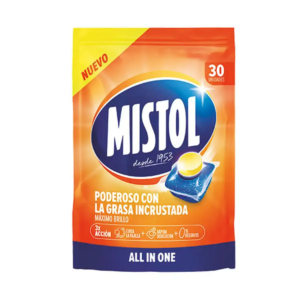 Tablettes pour lave vaisselle mistol 30 unites _9967. DIAYTAR COTE D'IVOIRE - L'Art de Choisir, l'Art de Vivre. Parcourez notre boutique en ligne et découvrez des produits qui transforment chaque choix en une expérience enrichissante.