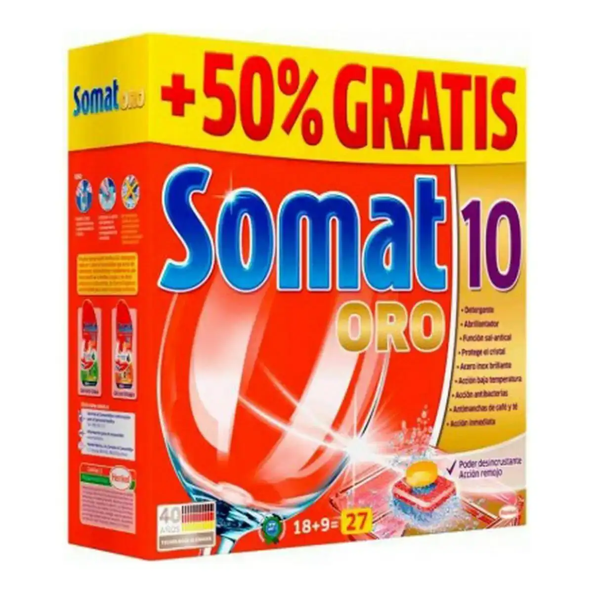 Tablettes pour lave vaisselle somat 18 uds _5531. Entrez dans l'Univers de DIAYTAR COTE D'IVOIRE - Où le Shopping Devient une Découverte. Explorez nos rayons et dénichez des trésors qui illuminent votre quotidien.