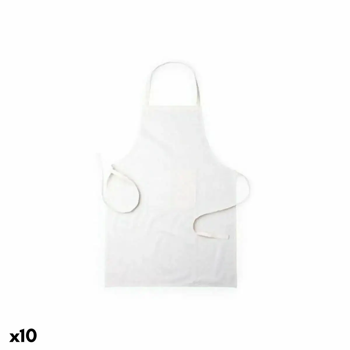 Tablier avec poche 146206 10 unites _7667. DIAYTAR COTE D'IVOIRE - Votre Escale Shopping incontournable. Explorez notre boutique en ligne et dénichez des trésors qui reflètent la richesse culturelle et la modernité du Côte d'Ivoire.