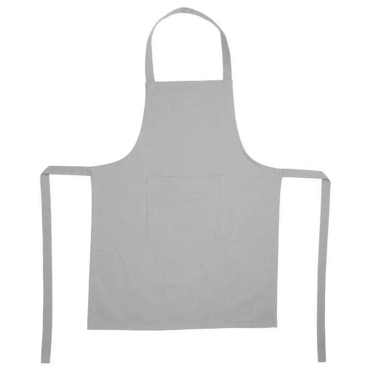 Tablier avec poche atmosphera coton gris clair 60 x 80 cm_3981. DIAYTAR COTE D'IVOIRE - Votre Passage vers l'Exceptionnel. Explorez notre boutique en ligne, où chaque produit est choisi avec soin pour offrir une expérience de shopping inoubliable.