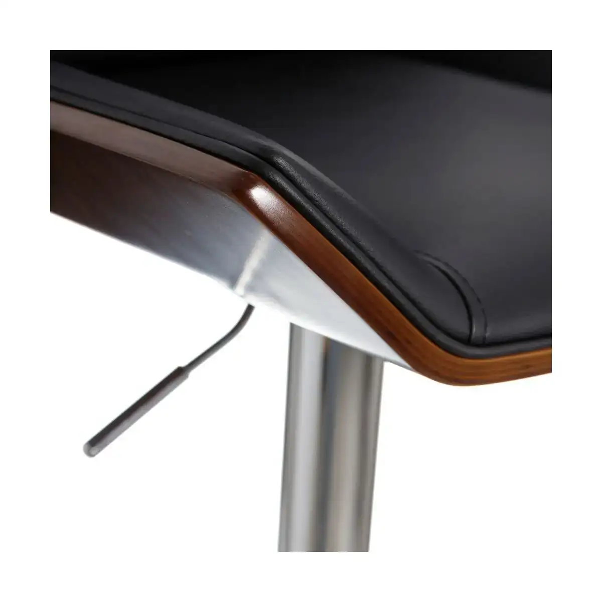 Tabouret 53 x 50 x 96 cm noir marron cuir synthetoqie_2566. Votre Destination de Choix: DIAYTAR COTE D'IVOIRE - Où l'Authenticité Rencontre la Commodité. Faites l'expérience de magasiner en ligne pour des articles qui incarnent la richesse culturelle et la modernité du Côte d'Ivoire.