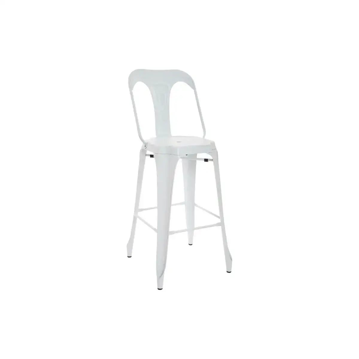 Tabouret dkd home decor blanc metal 47 x 55 x 114 cm_5617. DIAYTAR COTE D'IVOIRE - Où la Mode et le Confort se Rencontrent. Plongez dans notre univers de produits et trouvez des articles qui vous habillent avec style et aisance.