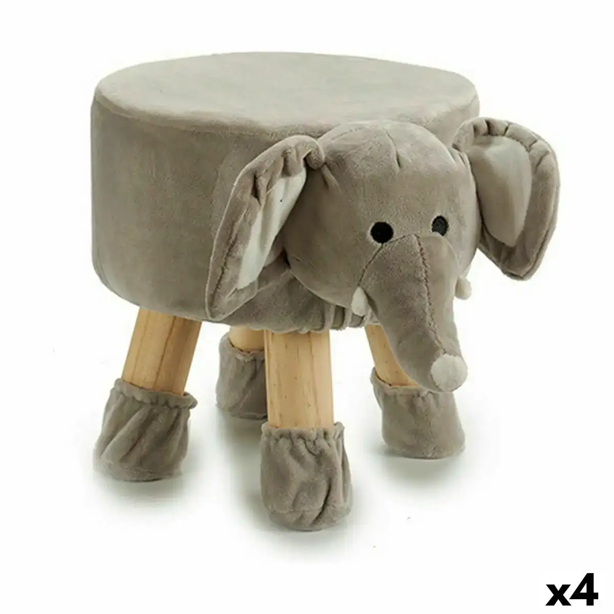 Tabouret elephant 29 x 30 x 47 cm 4 unites _4558. DIAYTAR COTE D'IVOIRE - L'Art du Shopping Distinctif. Naviguez à travers notre gamme soigneusement sélectionnée et choisissez des produits qui définissent votre mode de vie.