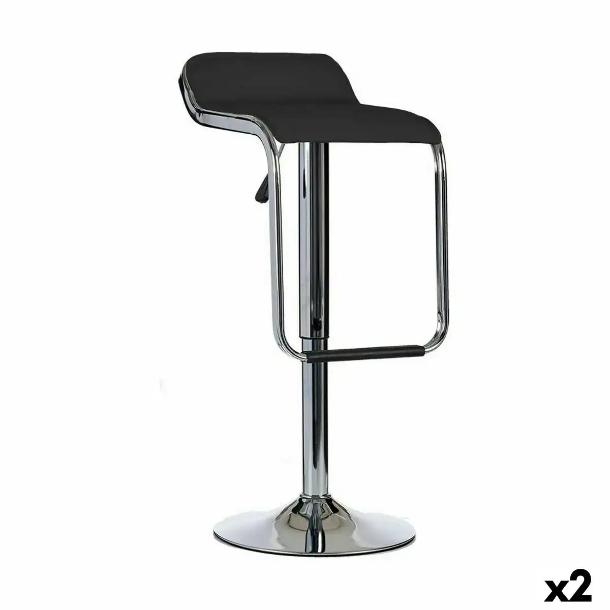 Tabouret noir argente metal 37 5 x 85 x 46 cm 2 unites _5896. Bienvenue sur DIAYTAR COTE D'IVOIRE - Votre Fenêtre sur le Shopping Moderne. Parcourez notre boutique en ligne et découvrez des produits qui incarnent l'évolution du style et de la qualité.