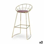 Tabouret rose dore fer 51 x 94 x 52 cm 2 unites _3702. Entrez dans l'Univers de DIAYTAR COTE D'IVOIRE - Où l'Élégance Rencontre la Tradition. Explorez notre gamme variée et trouvez des articles qui ajoutent une touche de sophistication à votre vie.