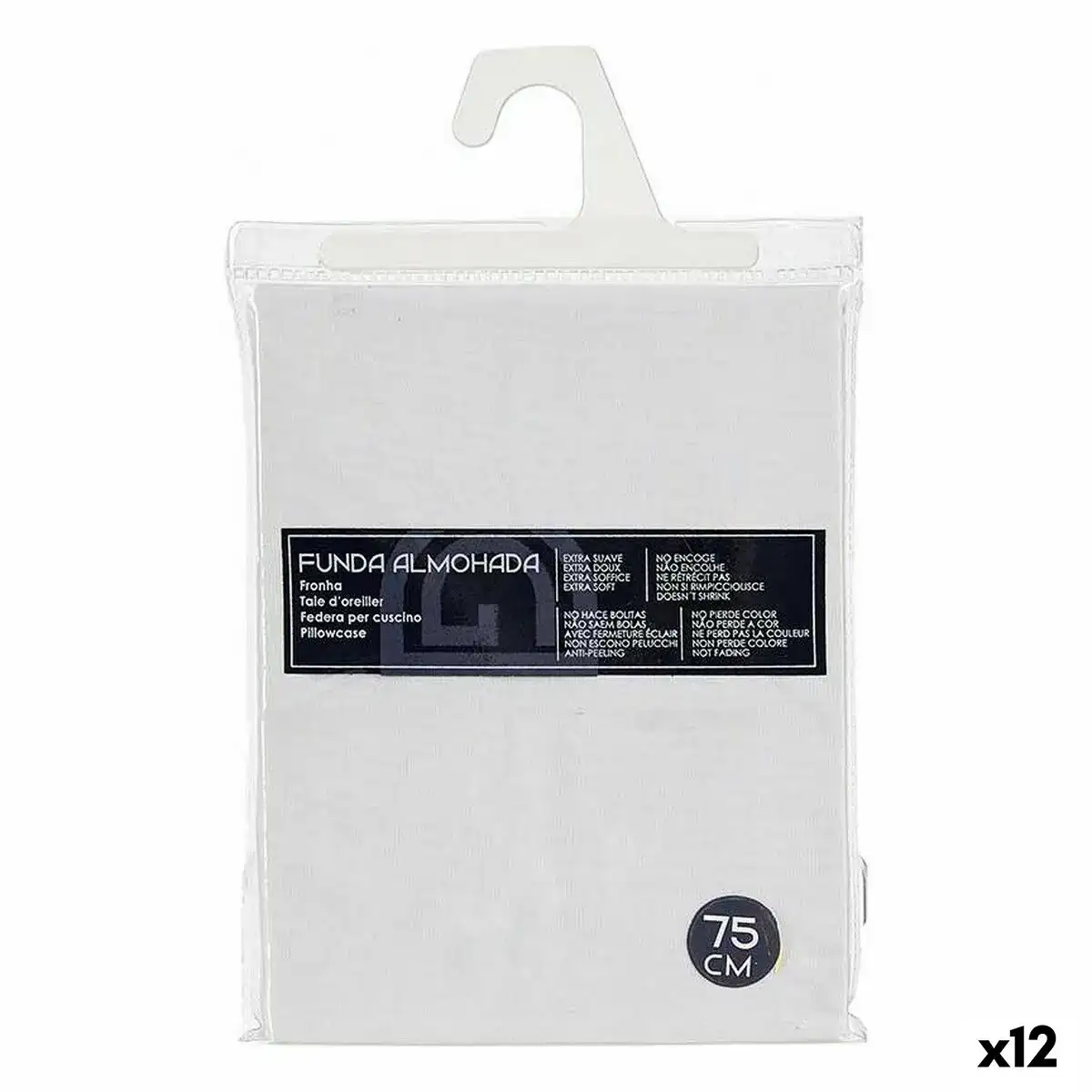 Taie d oreiller 45 x 0 2 x 70 cm blanc 12 unites _7037. DIAYTAR COTE D'IVOIRE - L'Art de Vivre le Shopping Inspiré. Parcourez notre catalogue et choisissez des produits qui reflètent votre passion pour la beauté et l'authenticité.