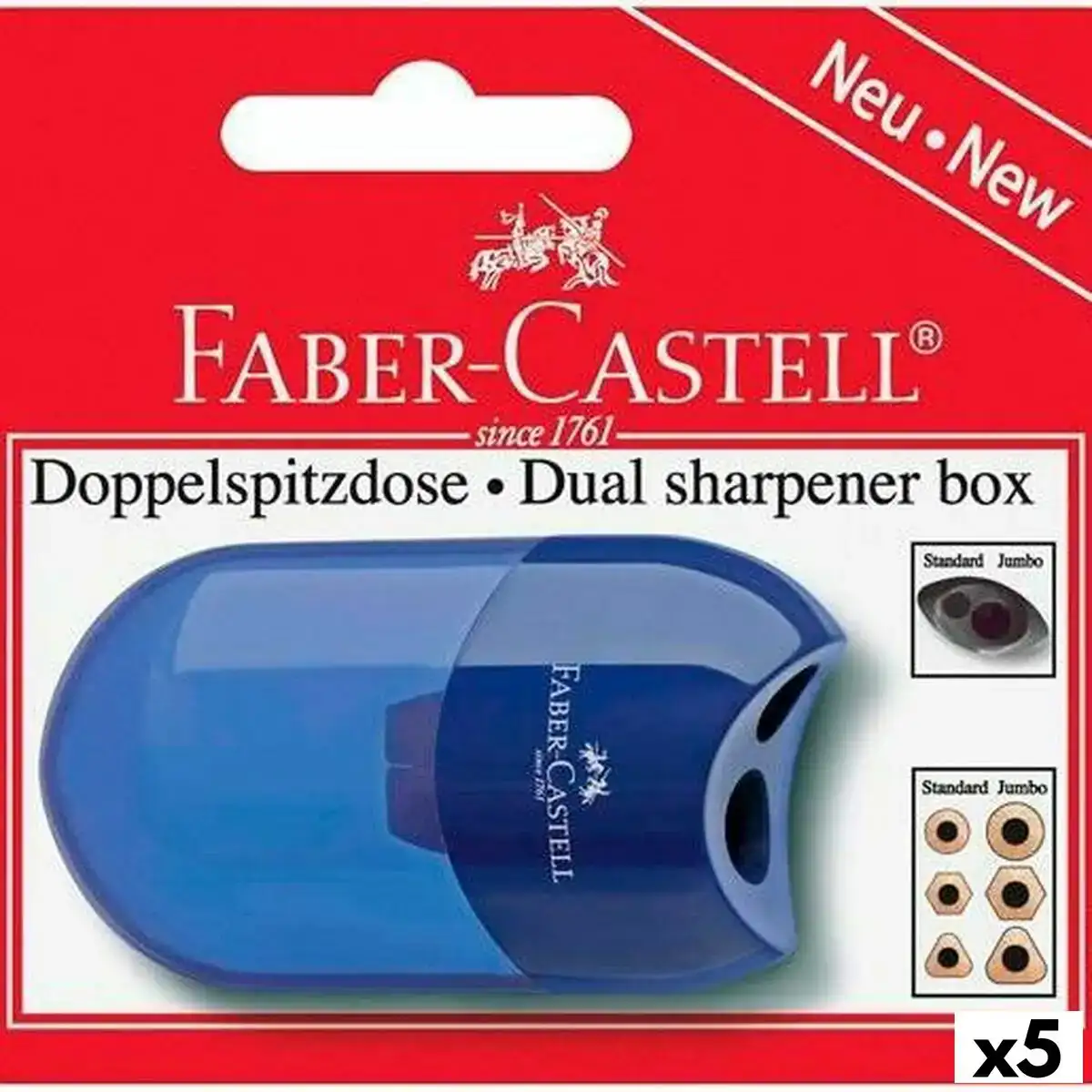 Taille crayon faber castell 5 unites _7740. Plongez dans l'Expérience DIAYTAR COTE D'IVOIRE - Où Chaque Produit a une Histoire. Explorez notre boutique en ligne pour trouver des articles qui incarnent la passion et la créativité du Côte d'Ivoire.