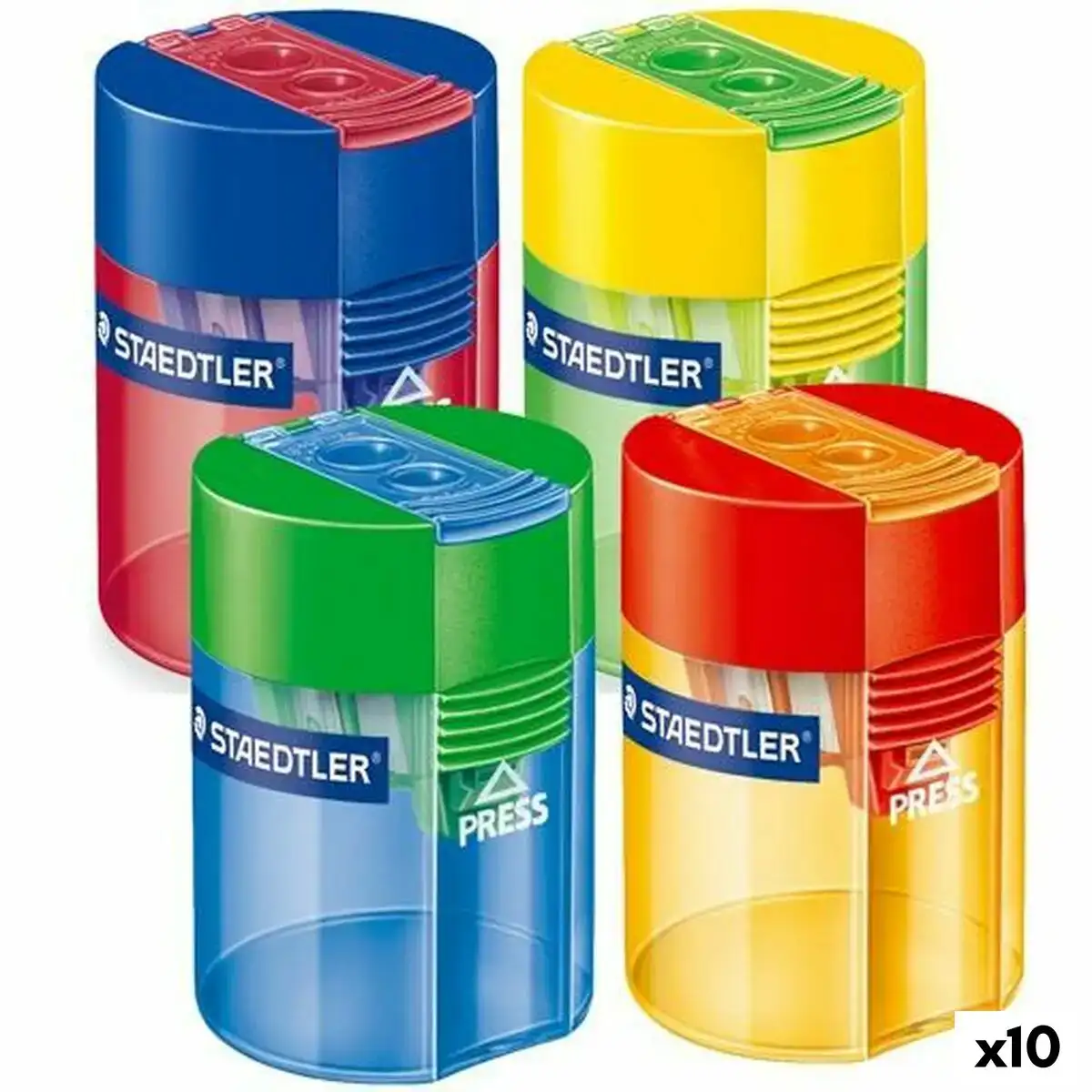 Taille crayon staedtler multicouleur avec reservoir plastique 10 unites _6395. DIAYTAR COTE D'IVOIRE - Votre Source de Découvertes Shopping. Découvrez des trésors dans notre boutique en ligne, allant des articles artisanaux aux innovations modernes.