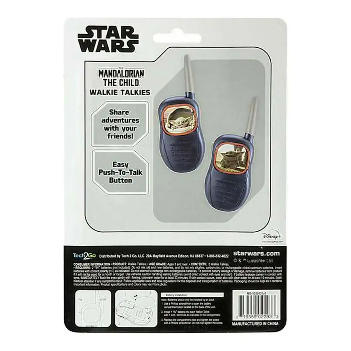 Talkie walkie star wars the mandalorian_4884. DIAYTAR COTE D'IVOIRE - Votre Escale Shopping incontournable. Explorez notre boutique en ligne et dénichez des trésors qui reflètent la richesse culturelle et la modernité du Côte d'Ivoire.