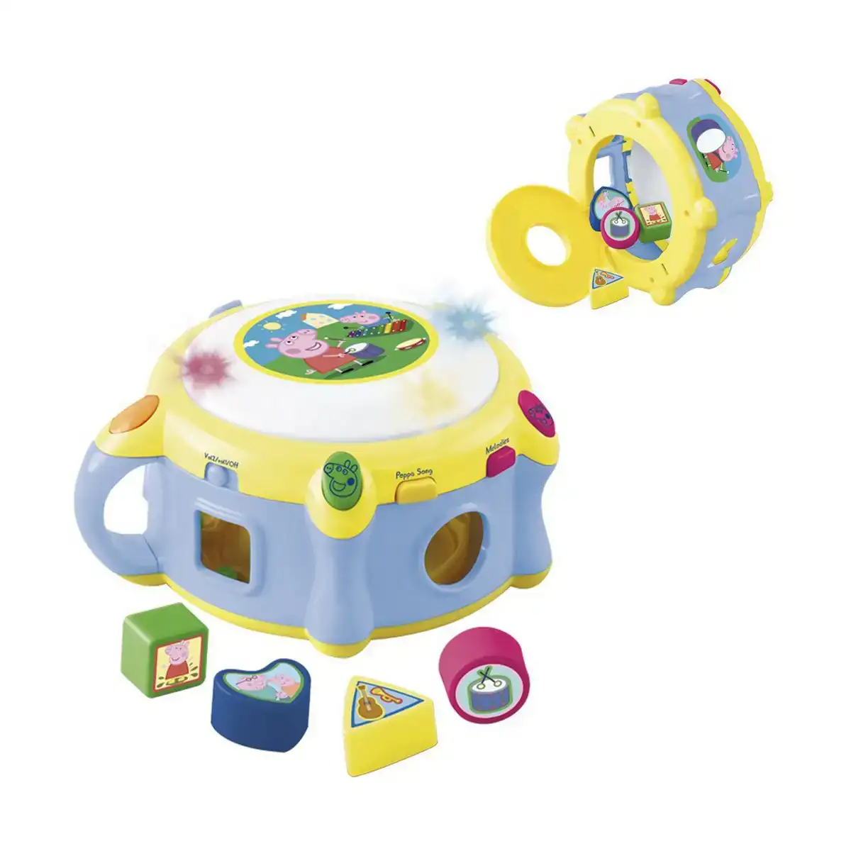 Tambour reig peppa pig plastique_7216. DIAYTAR COTE D'IVOIRE - Là où les Rêves de Shopping Deviennent Réalité. Naviguez à travers notre catalogue diversifié et choisissez parmi une variété d'articles qui feront de votre shopping une expérience inoubliable.