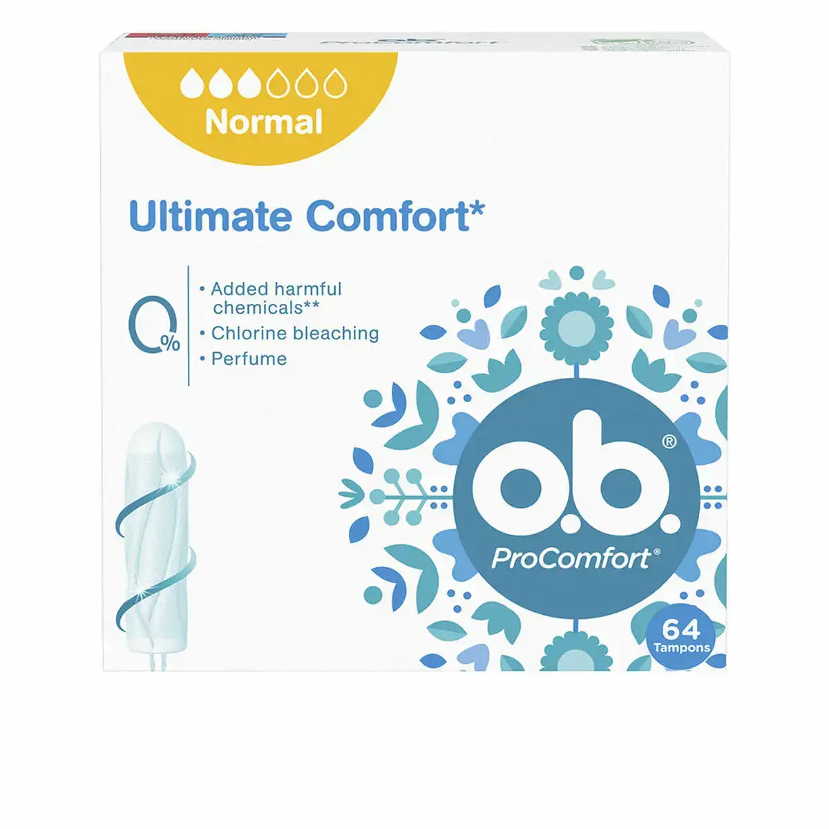 Tampons reguliers ob procomfort 64 unites_6545. DIAYTAR COTE D'IVOIRE - Votre Compagnon Shopping, Votre Style Unique. Explorez notre boutique en ligne pour dénicher des trésors qui expriment qui vous êtes, de la mode à la maison.