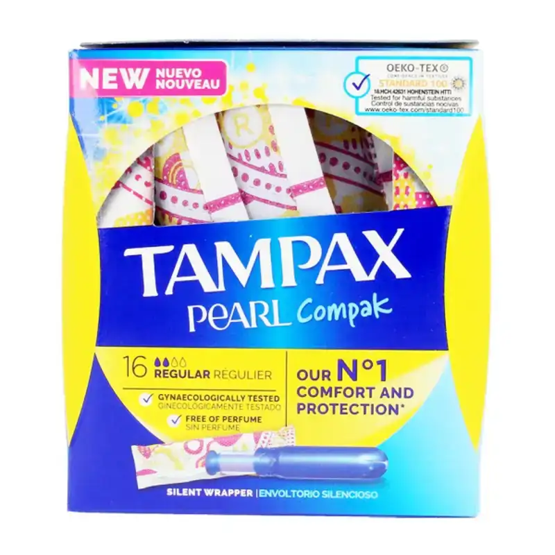 Tampons reguliers pearl tampax 16 uds 16 uds 18 uds _1181. DIAYTAR COTE D'IVOIRE - L'Art de Magasiner sans Limites. Naviguez à travers notre collection diversifiée pour trouver des produits qui élargiront vos horizons shopping.