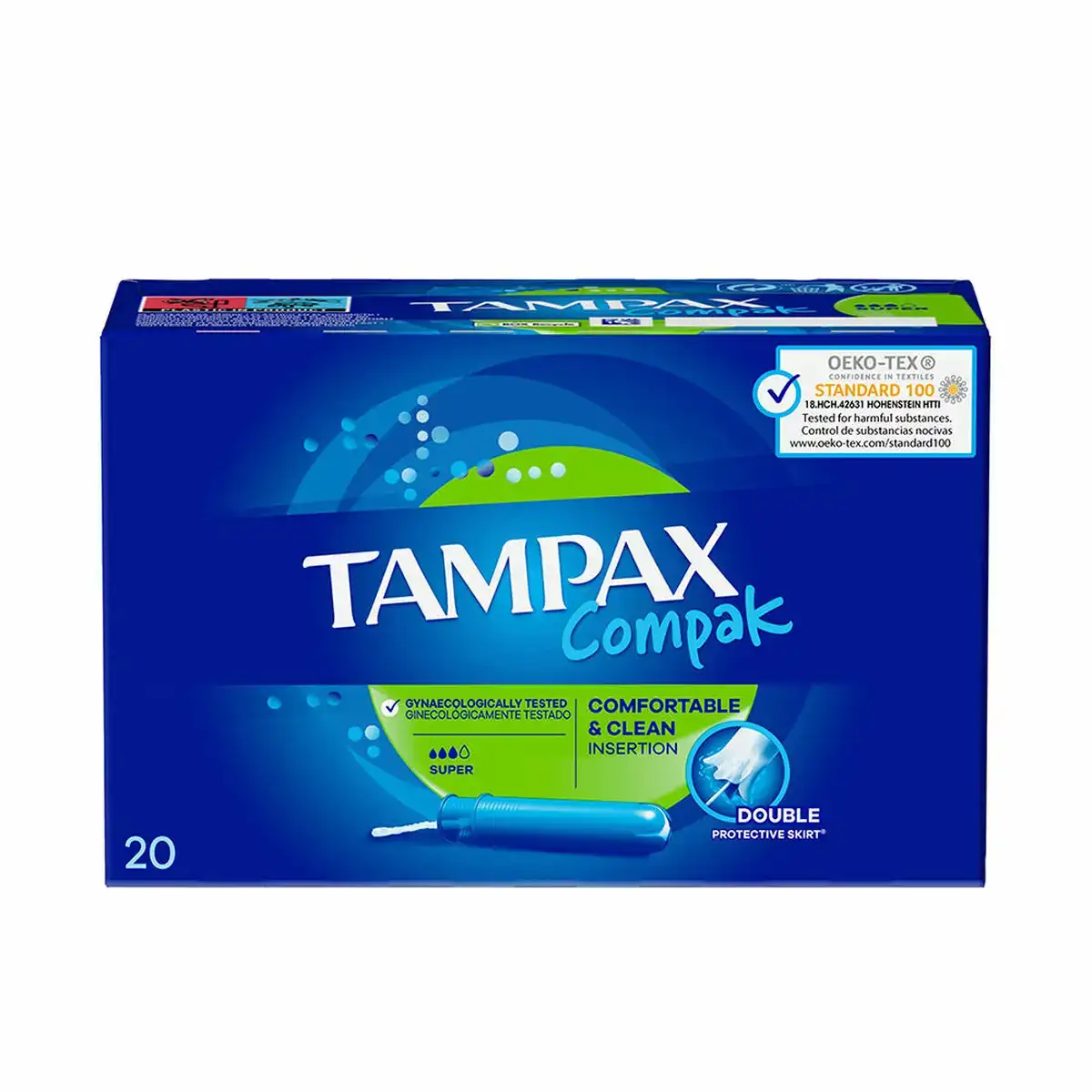 Tampons super tampax compak 20 unites_7108. Bienvenue sur DIAYTAR COTE D'IVOIRE - Votre Fenêtre sur le Shopping Moderne. Parcourez notre boutique en ligne et découvrez des produits qui incarnent l'évolution du style et de la qualité.