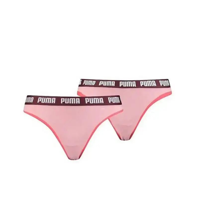 Tanga puma string rose_2922. Bienvenue chez DIAYTAR COTE D'IVOIRE - Où Chaque Produit a son Âme. Découvrez notre gamme et choisissez des articles qui résonnent avec votre personnalité et vos valeurs.