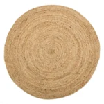 Tapis 120 x 120 x 1 cm naturel jute_9399. DIAYTAR COTE D'IVOIRE - Votre Boutique en Ligne, Votre Identité. Naviguez à travers notre plateforme et choisissez des articles qui expriment qui vous êtes et ce que vous chérissez.
