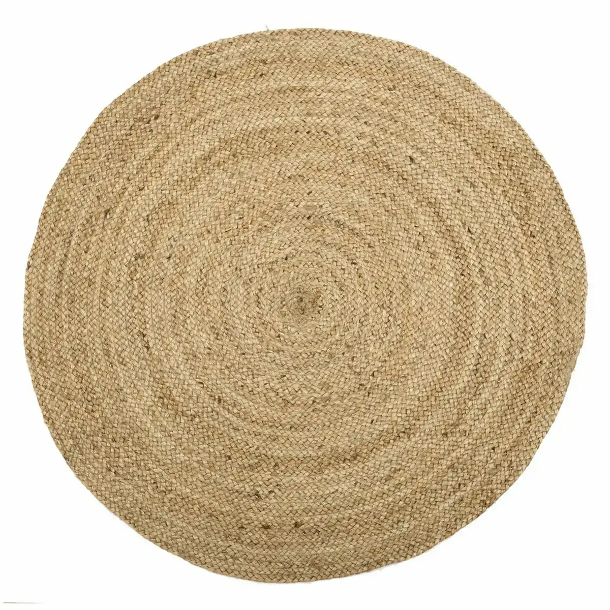 Tapis 180 x 180 x 1 cm naturel jute_5682. DIAYTAR COTE D'IVOIRE - Où Choisir est une Célébration de l'Artisanat. Explorez notre boutique en ligne et choisissez des articles qui incarnent l'art et le savoir-faire du Côte d'Ivoire.