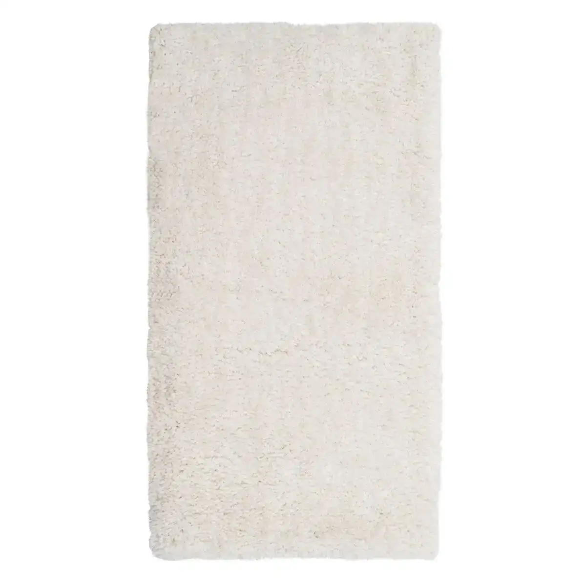 Tapis 80 x 150 cm polyester blanc_4957. DIAYTAR COTE D'IVOIRE - L'Univers de l'Élégance Accessible. Plongez dans notre catalogue et choisissez des produits qui allient sophistication et accessibilité pour un shopping exquis.