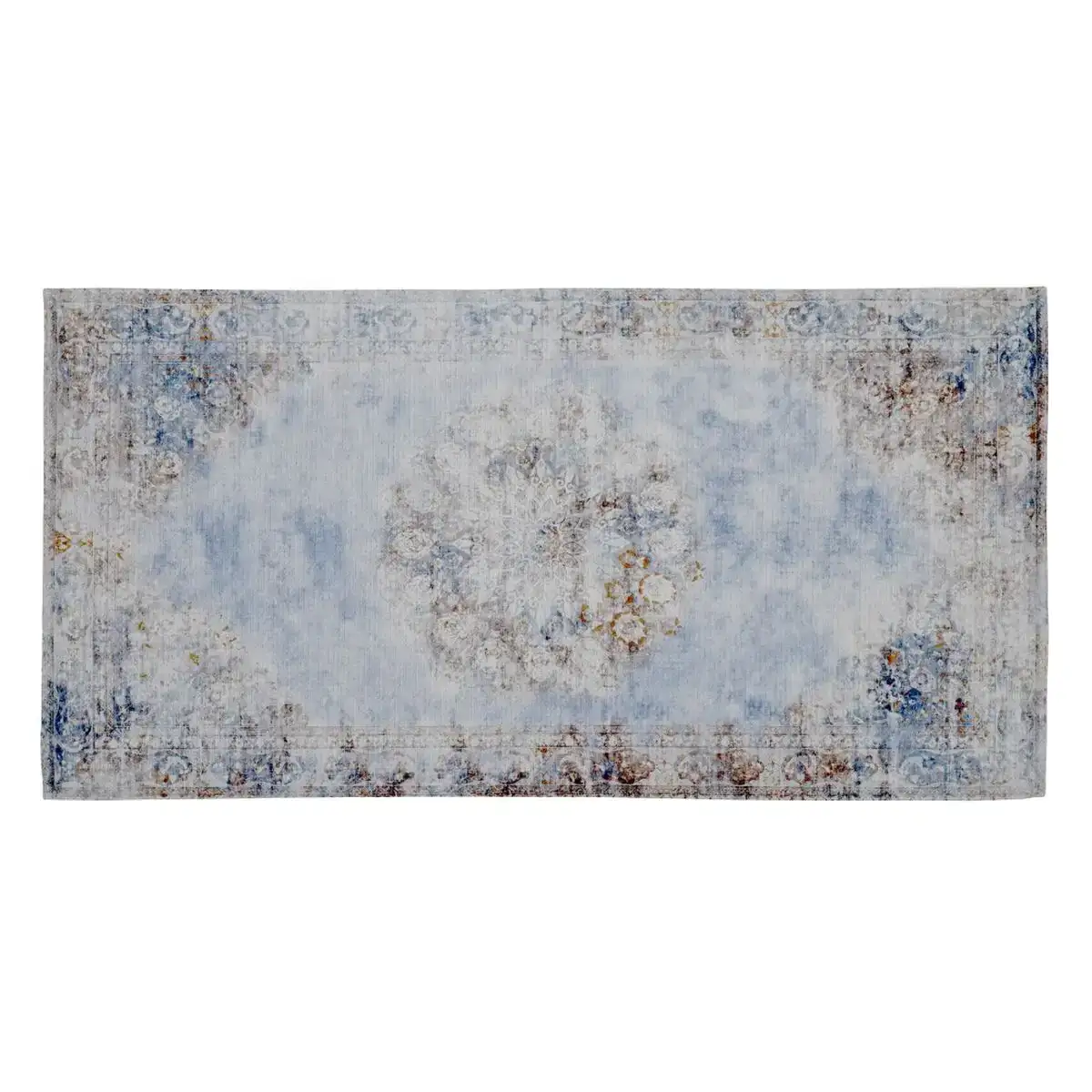 Tapis adana 80 x 150 cm polyester coton_1508. Entrez dans l'Univers de DIAYTAR COTE D'IVOIRE - Où la Tradition S'unit à la Modernité. Explorez notre sélection pour trouver des produits qui allient héritage et innovation.