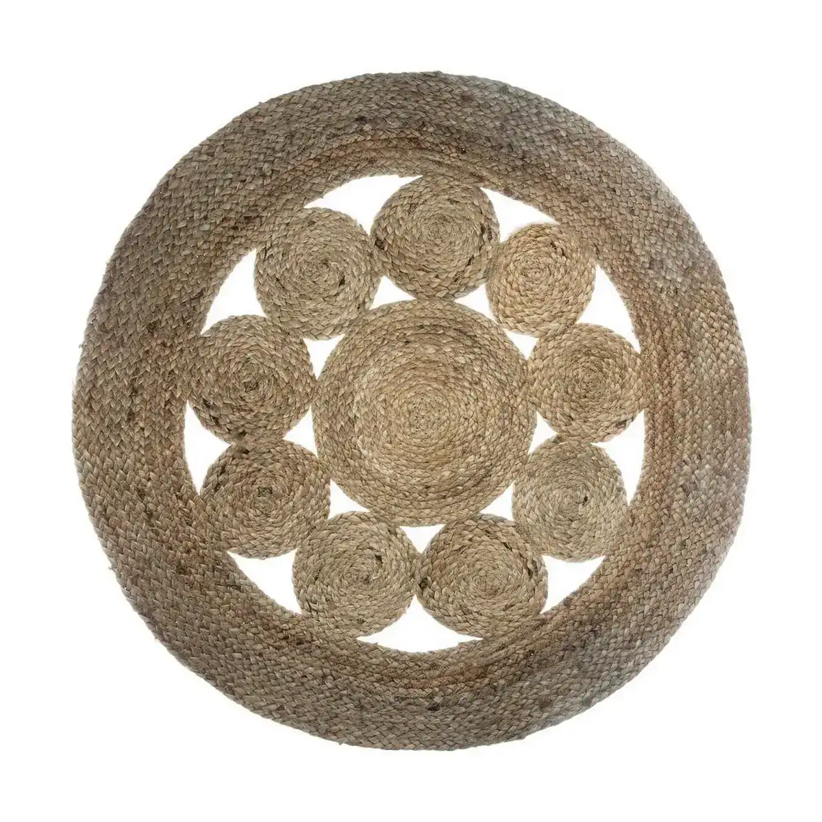 Tapis atmosphera naturel jute o 80 cm _2206. Bienvenue chez DIAYTAR COTE D'IVOIRE - Où le Shopping Rencontre la Qualité. Explorez notre sélection soigneusement conçue et trouvez des produits qui définissent le luxe abordable.