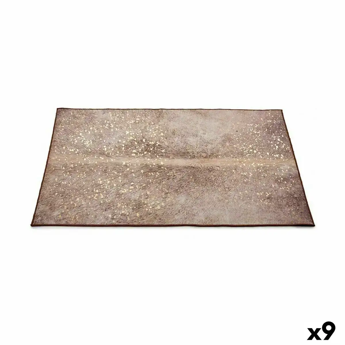 Tapis blanc marron 190 x 133 cm 9 unites _4611. DIAYTAR COTE D'IVOIRE - Où Choisir Devient une Expression de Soi. Découvrez notre boutique en ligne et trouvez des articles qui révèlent votre personnalité et votre style.