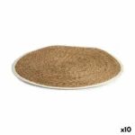 Tapis blanc naturel 80 x 1 x 80 cm 10 unites _1448. DIAYTAR COTE D'IVOIRE - Là où la Beauté Rencontre la Fonctionnalité. Parcourez notre sélection pour trouver des produits qui allient esthétique et praticité, pour un quotidien sublimé.