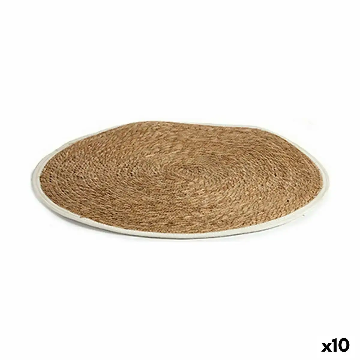 Tapis blanc naturel 80 x 1 x 80 cm 10 unites _1448. DIAYTAR COTE D'IVOIRE - Là où la Beauté Rencontre la Fonctionnalité. Parcourez notre sélection pour trouver des produits qui allient esthétique et praticité, pour un quotidien sublimé.