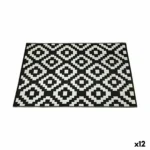 Tapis blanc noir 179 x 120 x 0 5 cm 12 unites _8250. DIAYTAR COTE D'IVOIRE - L'Art de Vivre avec Authenticité. Explorez notre gamme de produits artisanaux et découvrez des articles qui apportent une touche unique à votre vie.
