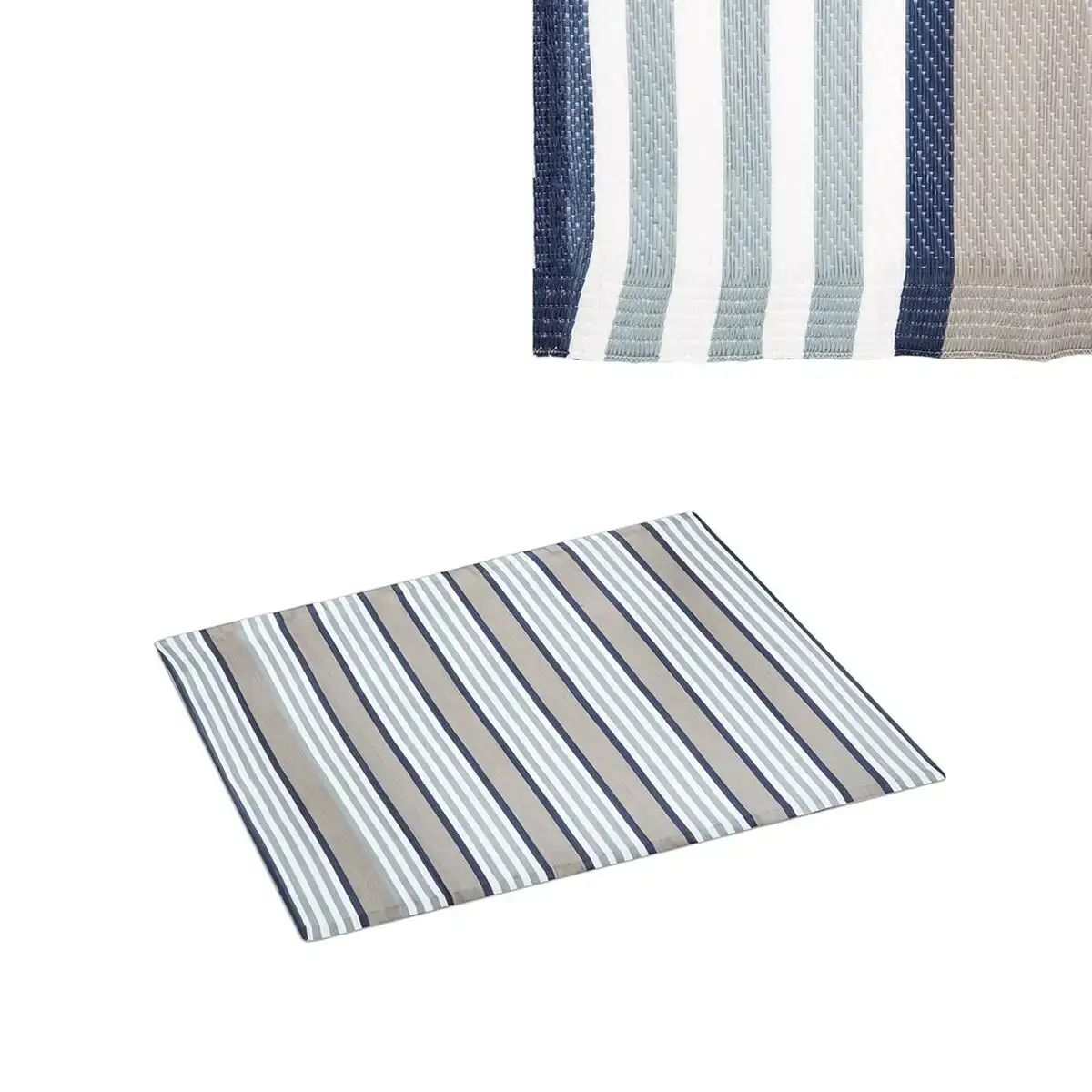 Tapis d exterieur symi gris beige marron polypropylene_2480. DIAYTAR COTE D'IVOIRE - Là où le Shopping devient une Fête des Sens. Plongez dans notre univers et choisissez des produits qui éveillent votre goût pour l'esthétique et l'authenticité.