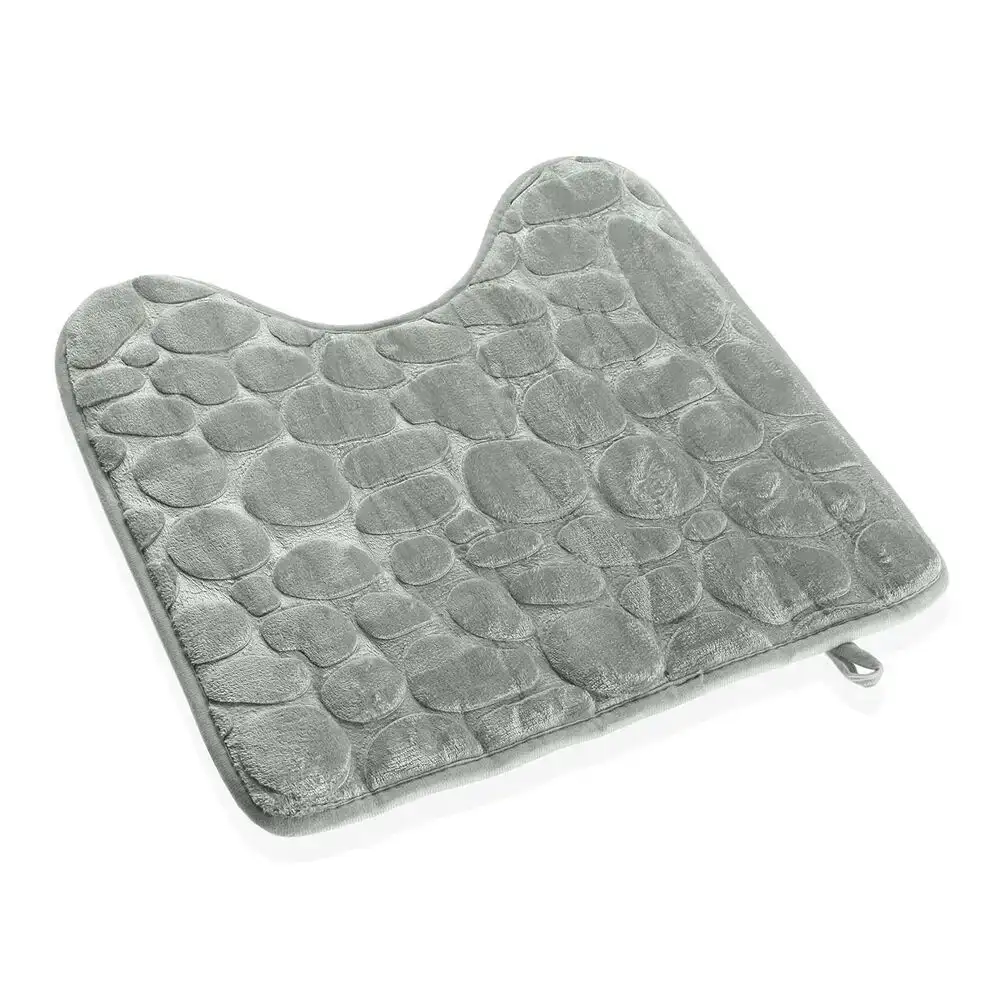 Tapis de bain versa gris polyester 45 x 45 cm _4275. DIAYTAR COTE D'IVOIRE - Là où Chaque Clic Compte. Parcourez notre boutique en ligne et laissez-vous guider vers des trouvailles uniques qui enrichiront votre quotidien.