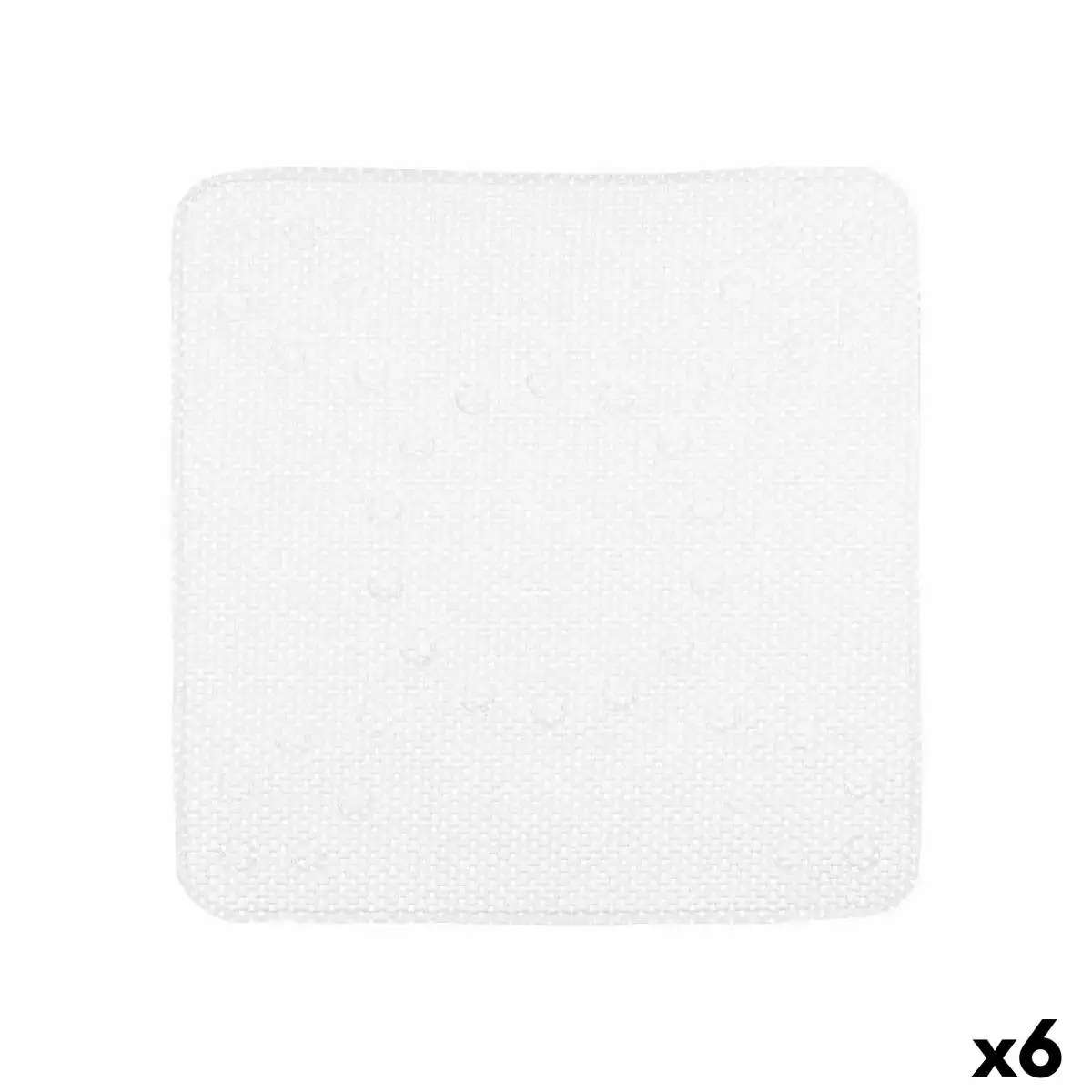 Tapis de douche antiderapant blanc pvc 53 x 52 5 x 1 cm 6 unites _9967. Bienvenue sur DIAYTAR COTE D'IVOIRE - Où le Shopping est une Affaire Personnelle. Découvrez notre sélection et choisissez des produits qui reflètent votre unicité et votre individualité.