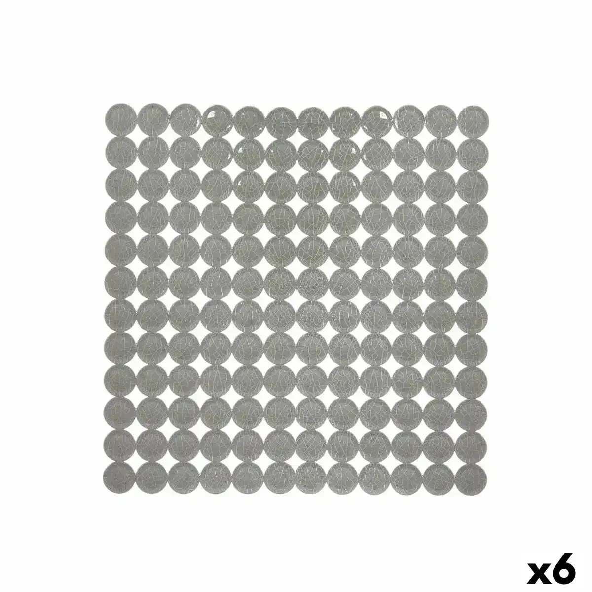 Tapis de douche antiderapant gris pvc 54 x 54 x 1 cm 6 unites _1159. DIAYTAR COTE D'IVOIRE - Où Choisir Devient une Expression de Soi. Découvrez notre boutique en ligne et trouvez des articles qui révèlent votre personnalité et votre style.