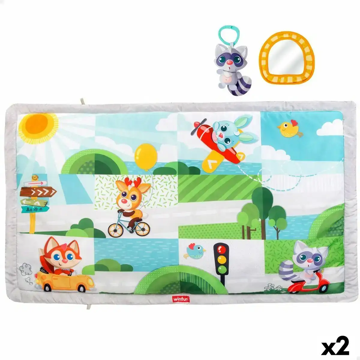 Tapis de jeu winfun animaux 2 unites _5476. DIAYTAR COTE D'IVOIRE - Où la Tradition s'Harmonise avec le Moderne. Parcourez notre gamme diversifiée et choisissez des produits qui révèlent l'âme du Côte d'Ivoire.