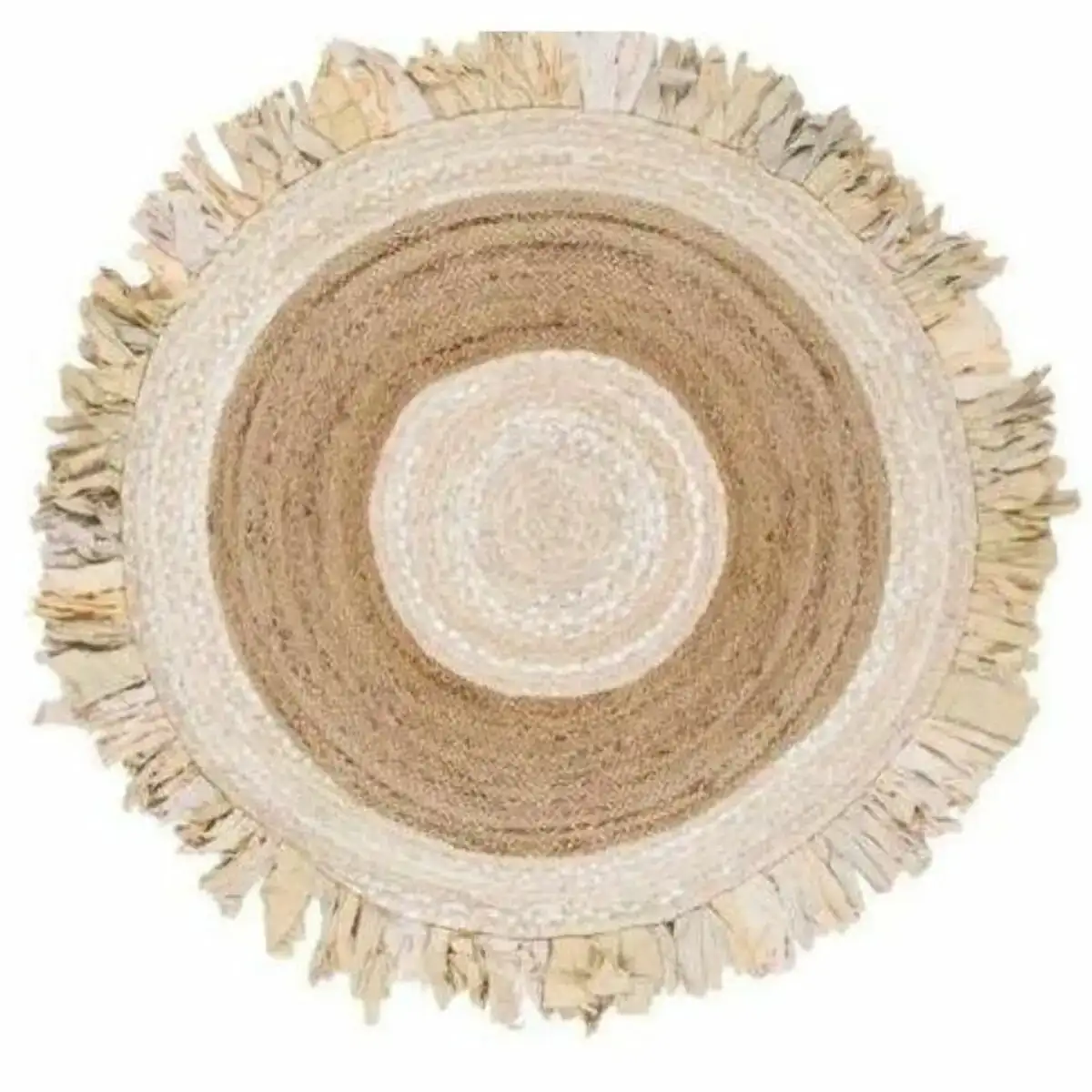 Tapis dkd home decor 140 x 140 x 1 cm naturel beige marron polyester coton tropical jute frange_1571. DIAYTAR COTE D'IVOIRE - L'Art de Choisir, l'Art de Vivre. Explorez notre univers de produits soigneusement sélectionnés pour vous offrir une expérience shopping riche et gratifiante.