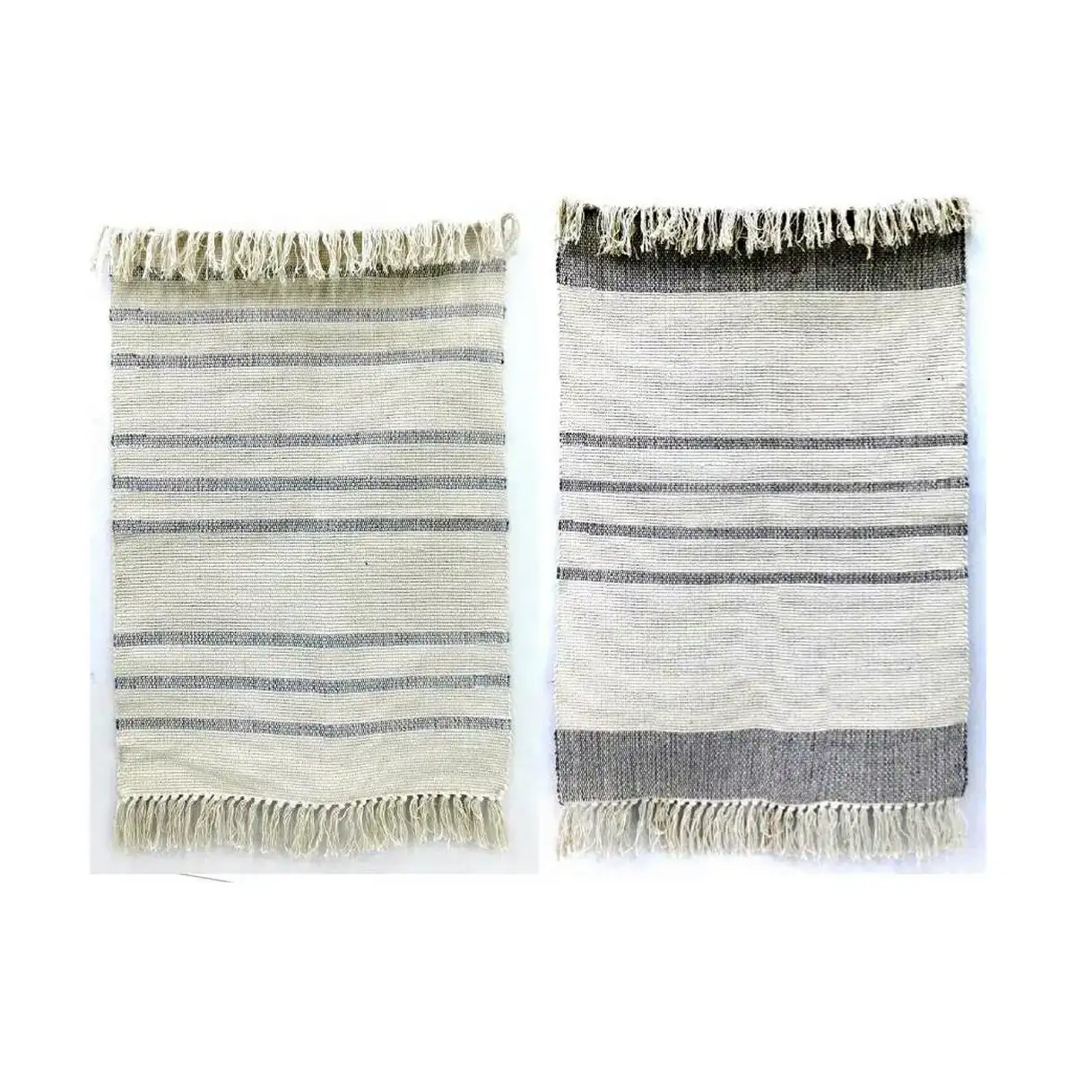 Tapis dkd home decor 160 x 230 x 0 75 cm gris polyester blanc frange boho 2 unites _5667. DIAYTAR COTE D'IVOIRE - Où Chaque Produit a sa Place. Parcourez notre catalogue et choisissez des articles qui s'intègrent parfaitement à votre style et à votre espace.