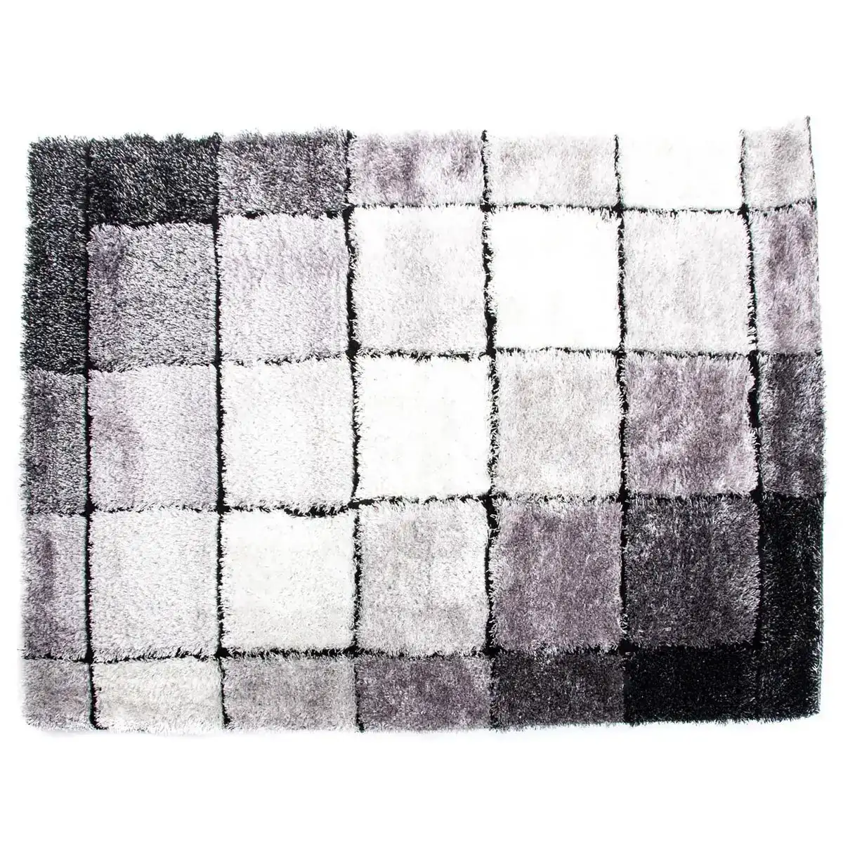Tapis dkd home decor 160 x 230 x 2 cm noir polyester blanc carreaux_6683. DIAYTAR COTE D'IVOIRE - Votre Compagnon Shopping, Votre Style Unique. Explorez notre boutique en ligne pour dénicher des trésors qui expriment qui vous êtes, de la mode à la maison.